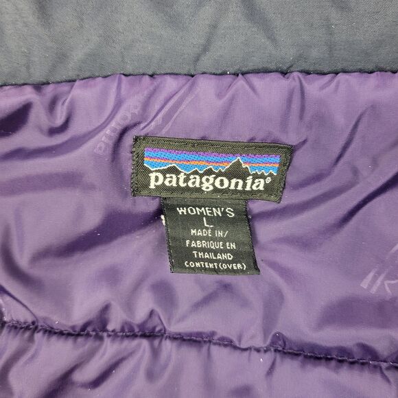 Patagonia Burgundy Ski Snowboarding Puffy Parka Vintage Jacket Size L - Picture 16 of 16